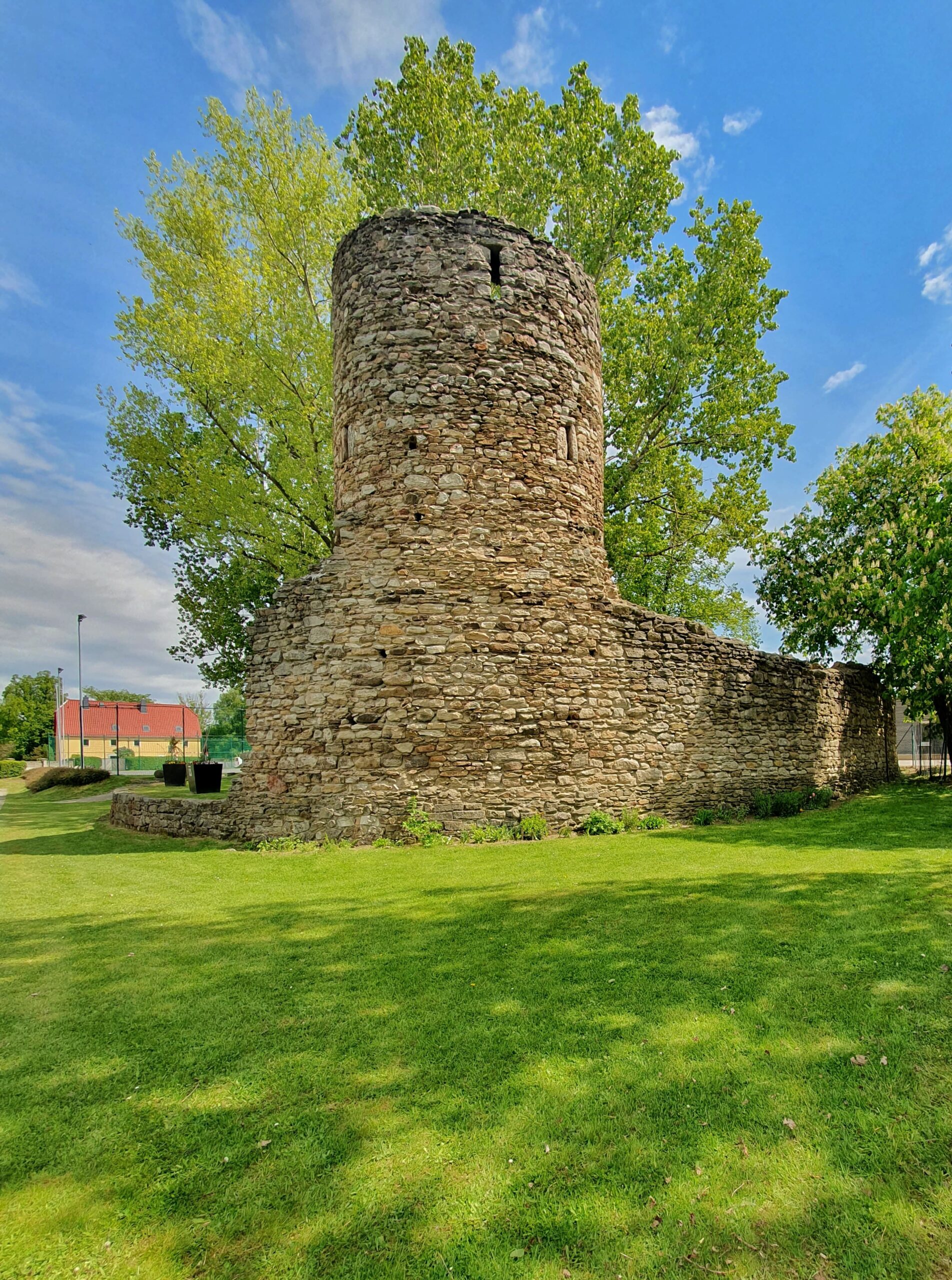 Ruine der Wasserburg Ruppendorf - Mai 2025