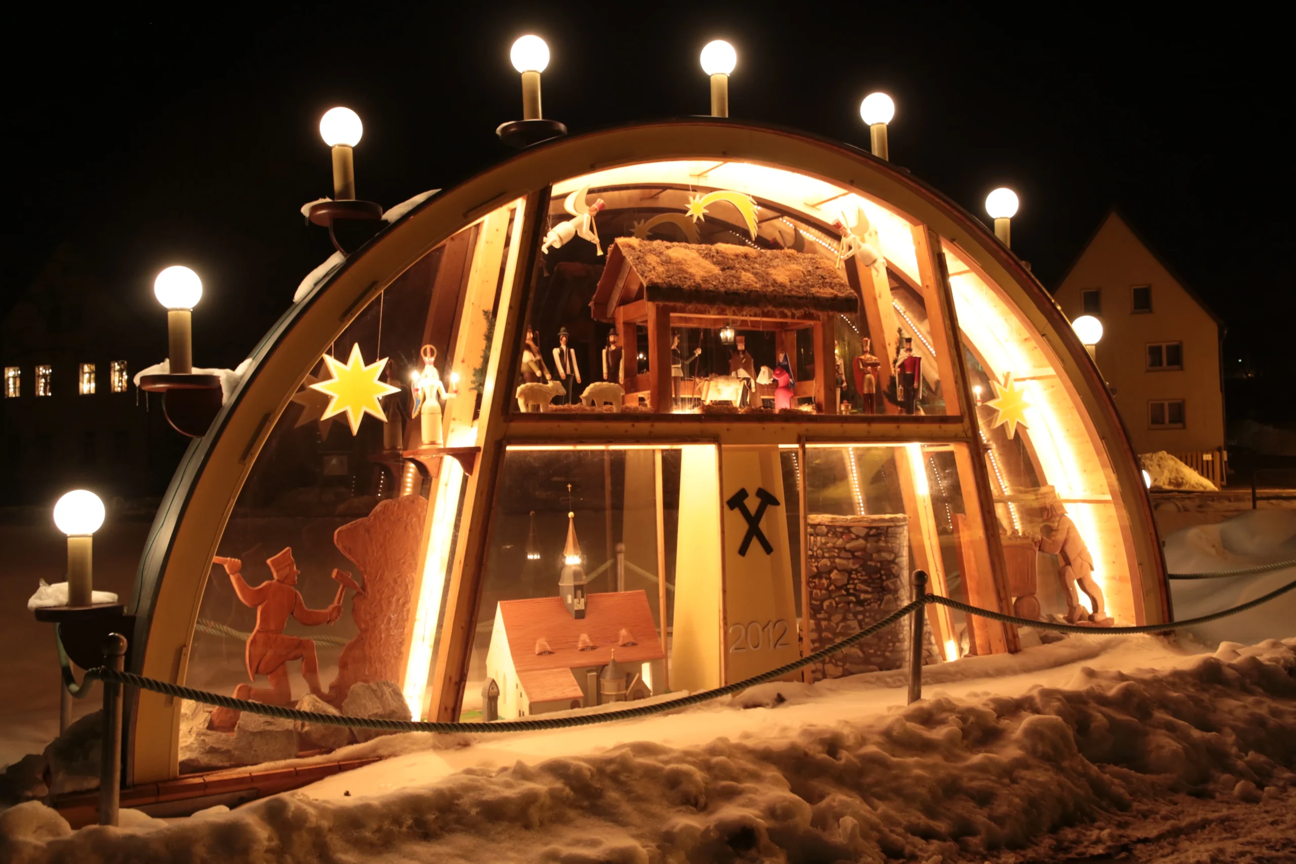 Schwibbogen Ruppendorf – Detailaufnahme