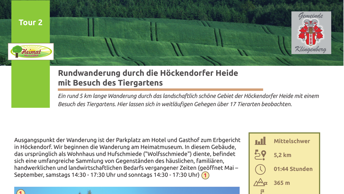 Wanderweg durch die Höckendorfer Heide