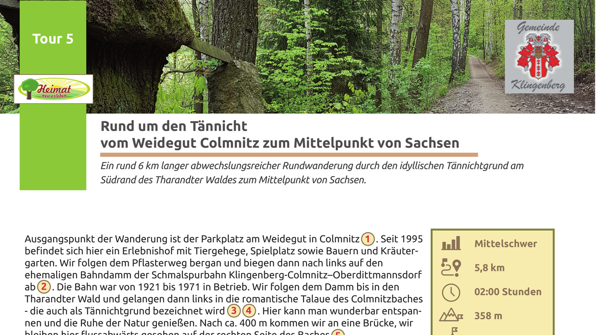 Tännichtgrund am Südrand des Tharandter Waldes