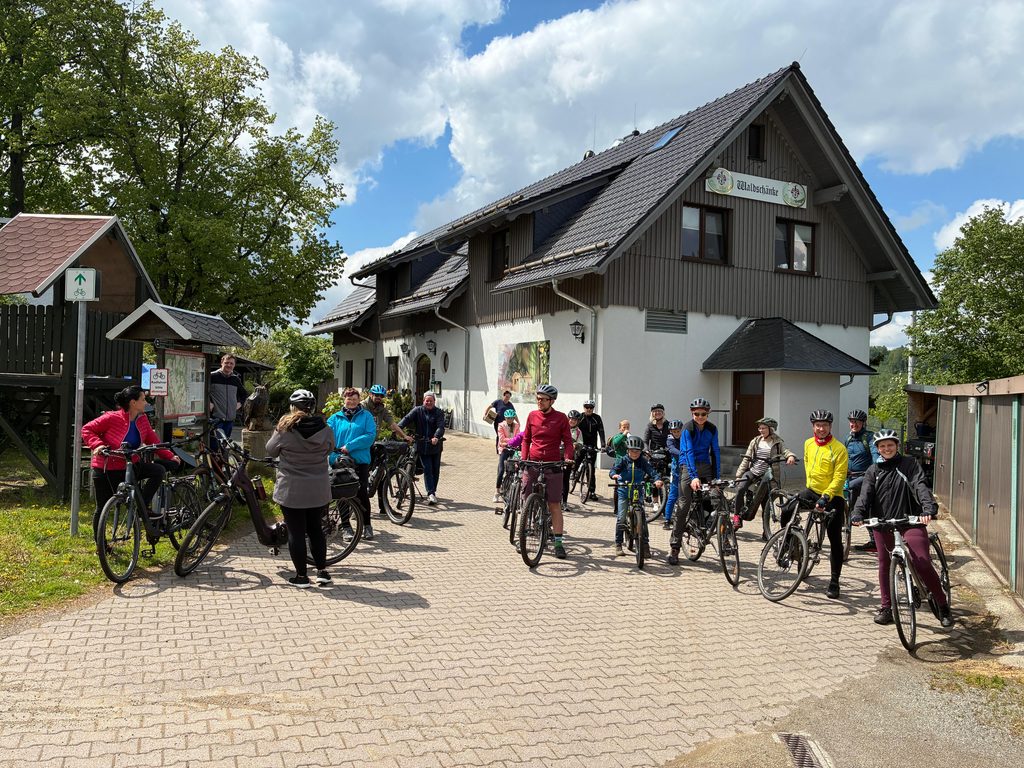 Radtour bis zur Talsperre Klingenberg