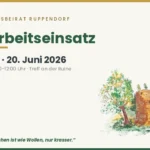 Arbeitseinsatz 20.06.26