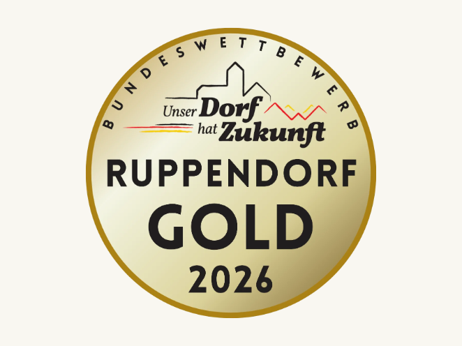 Gold-Auszeichnung beim Bundeswettbewerb Unser Dorf hat Zukunft – Ruppendorf fährt nach Berlin